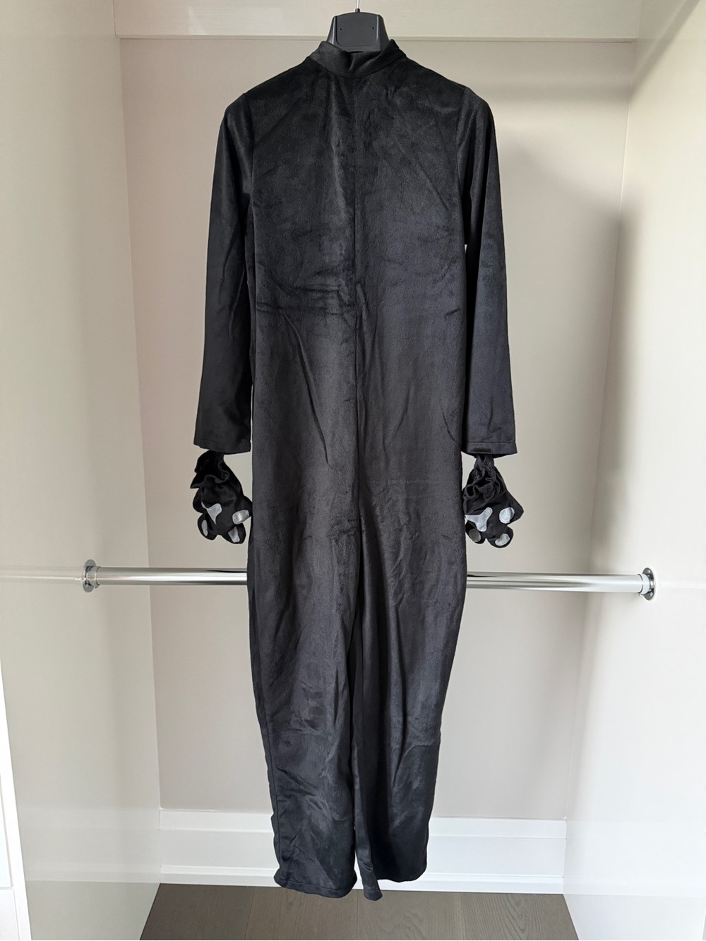 Black Long-Sleeve Women's Jumpsuit Dress